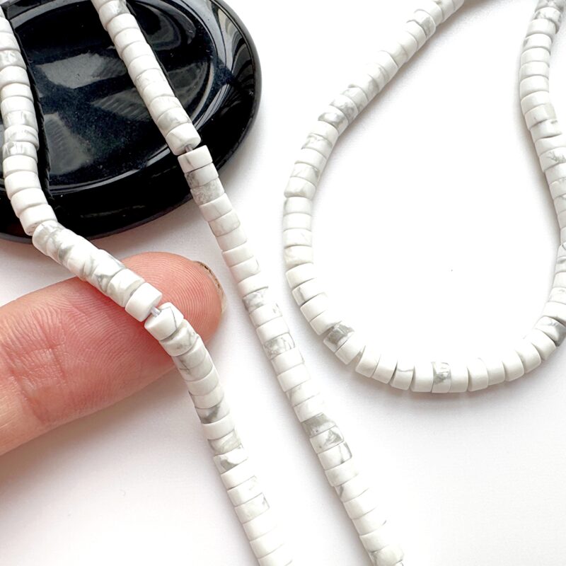 Кахолонг (Говлит) Рондельки 4.5х2.5мм №4304